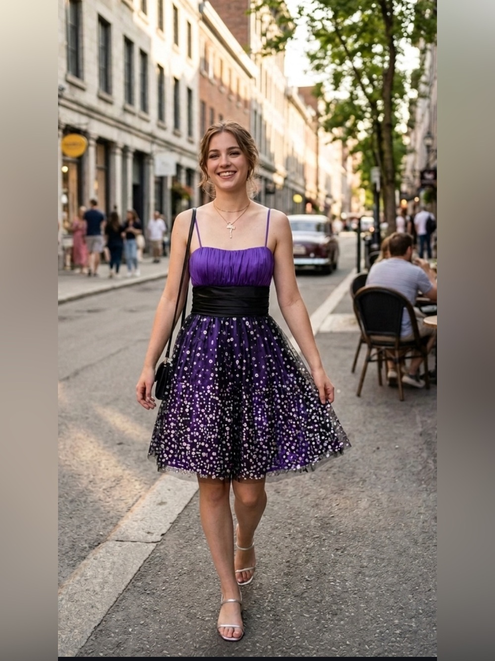 Cache Vintages 90’s Y2K Ballerina Tulle Mini Dress size 2
